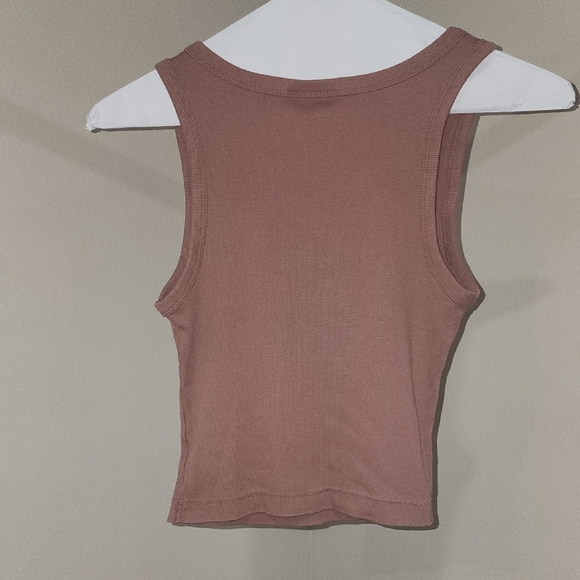 Universal Thread Ribbed Tank Top - Dusty Rose - Picture 3 of 3